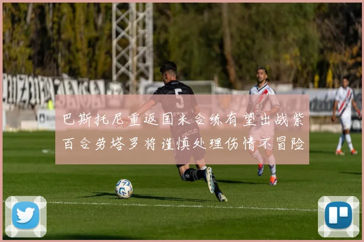 巴斯托尼重返国米合练有望出战紫百合劳塔罗将谨慎处理伤情不冒险