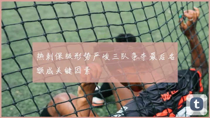 热刺保级形势严峻三队争夺最后名额成关键因素